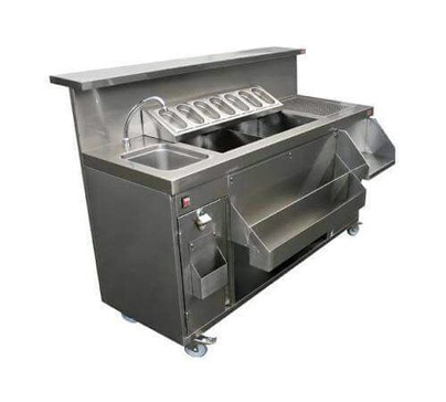 stainless steel cocktail station 685